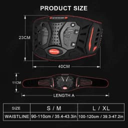Motorcycle Kidney Belt Back Brace for Lower Back Pain Relief for Men and Women Lumbar Support Belt Lightweight Breathable Design