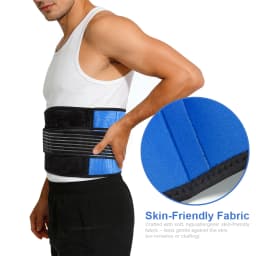 1PC Back Brace Support Belt - Lumbar Support Back Brace for Back Pain - \Adjustable Neoprene Double Pull Waist Belt for Sciatica
