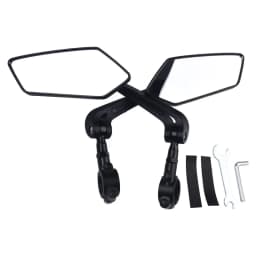 Bicycle Rear View Mirror Bike Handlebar Reflector 360° Rotatable Wide Range Back Sight MTB Mountain Road Riding Safety Rearview