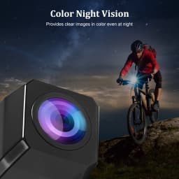 1080P 5" HD Display Bicycle Rear View Camera Real-Time Road Monitoring Night Vision Waterproof Bike Backup Camera for MTB E-Bike