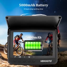 1080P 5" HD Display Bicycle Rear View Camera Real-Time Road Monitoring Night Vision Waterproof Bike Backup Camera for MTB E-Bike