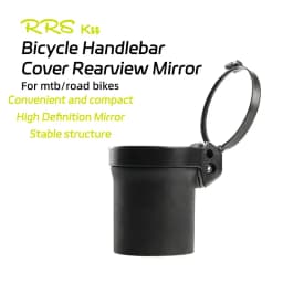 Rrskit Bicycle Handlebar Mirrors For MTB Road Bicycles 360 Degrees Rotate Bike Side Handlebar Mirror Convenient And Safety