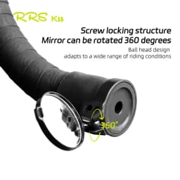 Rrskit Bicycle Handlebar Mirrors For MTB Road Bicycles 360 Degrees Rotate Bike Side Handlebar Mirror Convenient And Safety