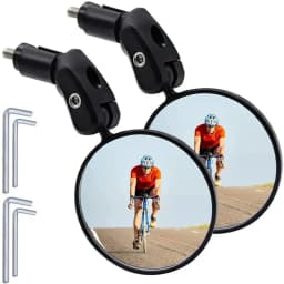 Universal Adjustable Bicycle Rearview Mirror Wide Angle 360° Rotation Handlebar Mount for MTB Road Bike Cycling Accessories