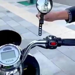 2/1pcs Universal Handle Bike Rear Mirrors 360 Degree Rotation Bicycle Riding Rearview Mirrors for Mountain Bike Electric Scooter