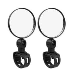 2/1pcs Universal Handle Bike Rear Mirrors 360 Degree Rotation Bicycle Riding Rearview Mirrors for Mountain Bike Electric Scooter