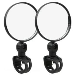 2/1pcs Universal Handle Bike Rear Mirrors 360 Degree Rotation Bicycle Riding Rearview Mirrors for Mountain Bike Electric Scooter