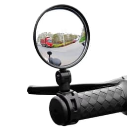 2/1pcs Universal Handle Bike Rear Mirrors 360 Degree Rotation Bicycle Riding Rearview Mirrors for Mountain Bike Electric Scooter
