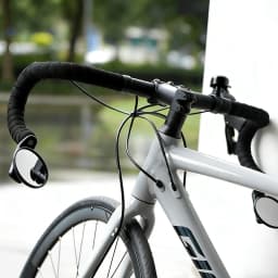 360° Adjustable Handlebar Plug Rearview Mirror Rotatable Bicycle Rearview Mirror Handlebar End Wide-Angle Cycling Mirrors Access