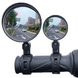 1-4pcs Bicycle Rearview Mirror 360 Degree Rotation Auxiliary Convex Mirror Handlebar Mount Cycling Bike Rear View Mirrors