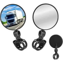 1-4pcs Bicycle Rearview Mirror 360 Degree Rotation Auxiliary Convex Mirror Handlebar Mount Cycling Bike Rear View Mirrors