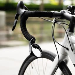 360° Adjustable Handlebar Plug Rearview Mirror Rotatable Bicycle Rearview Mirror Handlebar End Wide-Angle Mirrors Bike Accessory