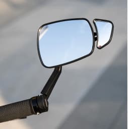 Mountain Bike Handlebar End Rearview Mirror Adjustable Wide-Angle Convex Cycling Mirror Bar-End Insert Bicycle Safety MTB Part
