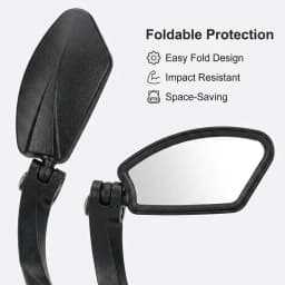 Bicycle Rearview Mirror Wide Range Adjustable Angle Reflector Scooter Bicycle Rearview Mirror Bicycle Handlebar Mirror