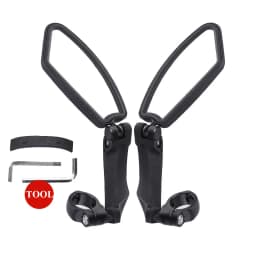 Bicycle Rearview Mirror Wide Range Adjustable Angle Reflector Scooter Bicycle Rearview Mirror Bicycle Handlebar Mirror