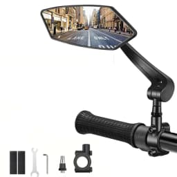 Tolex Bicycle Rearview Mirrors Adjustable 360° Rotate MTB Road Bike Handlebar RearView Mirrors Bicycle Accessories