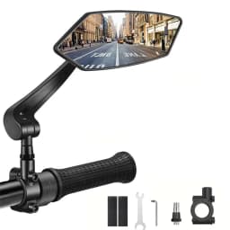 Tolex Bicycle Rearview Mirrors Adjustable 360° Rotate MTB Road Bike Handlebar RearView Mirrors Bicycle Accessories