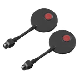1 Pair Mirror 360 Degree Adjustable Rotatable Handlebar Mirror Wide Bycicle Accessories Cycling Rear View Mirror Accesorios