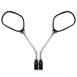2pcs Bicycle Rearview Mirror Reflector Angle Adjustable Left Right Mirrors Outdoor Safety Riding Bicycle Handle Rearview Mirror