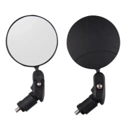2PCS 360° Bike Mirror - Wide-Angle Rearview for MTB/Road/E-Bike, Shockproof Handlebar Mount Tool-Free Install