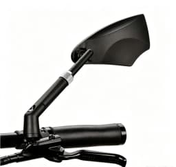 HTMCK Anti-Glare Bicycle Rearview Mirror Handlebar Scooter Accessory Wide Range Back Sight View Reflect for Cycling Safety