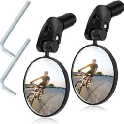 New Bicycle Bar End Mirror 360° Rotating Rearview Mountain Bike Rear View