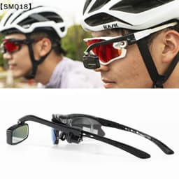 Bike Bicycle Cycling Riding Glasses Rear View Mirror 360 Rearview Adjustment Rear View Eyeglass Mount Helmet【SMQ】