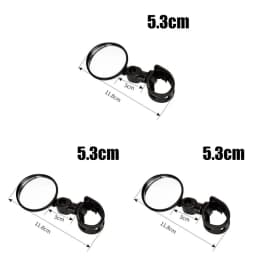 1/3/5PCS Bicycle Rearview Mirror 360 Degree Adjustable Rotatable Universal Cycling Handlebar Rear View Mirrors for MTB Road Bike