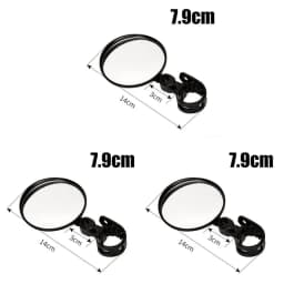 1/3/5PCS Bicycle Rearview Mirror 360 Degree Adjustable Rotatable Universal Cycling Handlebar Rear View Mirrors for MTB Road Bike