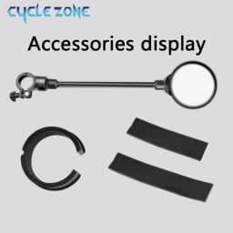 1/2PCS Bicycle Rearview Mirror 360 Rotatable Mountain Road Bike Handlebar Mirrors Adjustable Rear View Mirror Cycling Mirrors