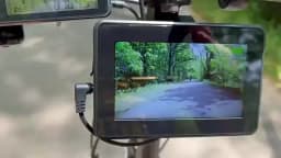 Universal 1080P Bike Rear View Camera 4.3" Monitor HD Night Vision Wide Angle for Mountain Road Bicycle Cycling
