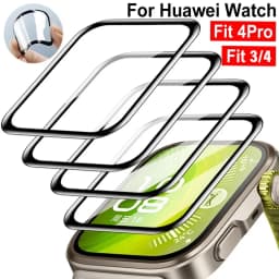 Screen Protector for Huawei Watch Fit 3 4 3D Curved Screen Protector Huawei Watch Fit3 4 Pro HD Full Coverage Protective Film