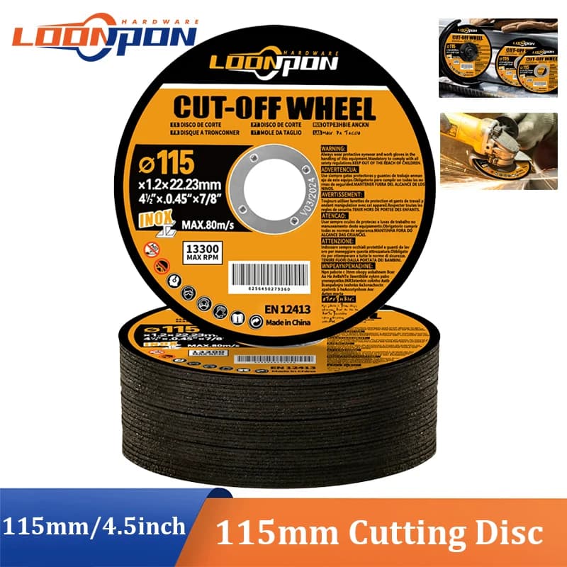 5-50Pcs Metal Stainless Cutting Discs 115mm Cut Off Wheels Flap Sanding Grinding Discs Angle Grinder Wheel