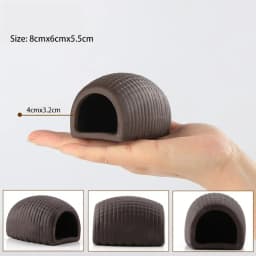 Ceramic Aquarium Decoration Fish Shrimps Shelter House Pottery Scorpion House Canister Simulation Stone Fish Tank Decor Great