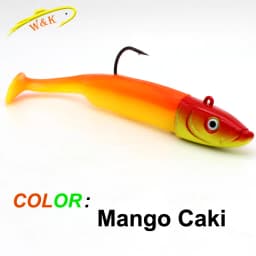 Seabass Fishing Lure Kit at 6cm 7.5cm 9cm 11.5cm 14.5cm Soft Lure Paddle Tail with Kinds Jig Head Inshore Jigging Soft Bait