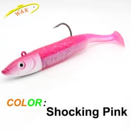 Seabass Fishing Lure Kit at 6cm 7.5cm 9cm 11.5cm 14.5cm Soft Lure Paddle Tail with Kinds Jig Head Inshore Jigging Soft Bait