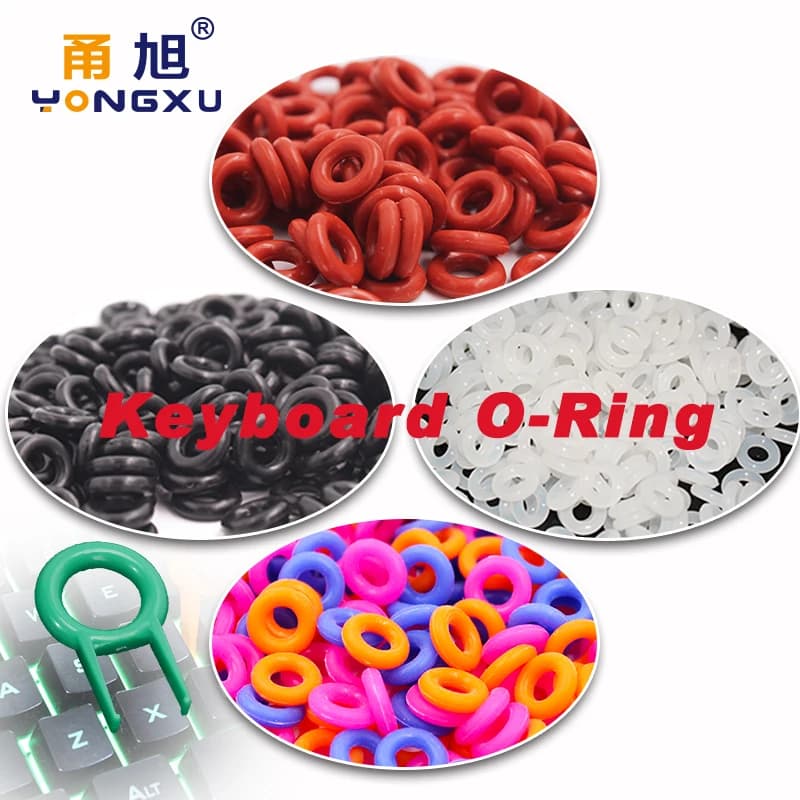 Keyboard O-Ring Keycaps Silicone Rubber ORing Switch Sound Dampeners Cherry MX Dampers Key Cap Silicone Seal Ring.