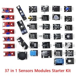 45 in 1 Sensors Modules Starter Kit for arduino, better than 37in1 sensor kit 37 in 1 Sensor Kit whit box