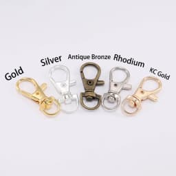 10Pcs/Lot Swivel Lobster Clasp Hooks Keychain Split Key Ring Connector for Bag Belt Dog Chains DIY Jewelry Making Findings