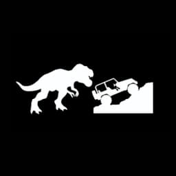 Car Sticker For Jeep T-rex Tyrannosaurus Rex Decals Dinosaur Vinyl Sticker For Jeep Car Window Laptop Decoration
