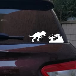 Car Sticker For Jeep T-rex Tyrannosaurus Rex Decals Dinosaur Vinyl Sticker For Jeep Car Window Laptop Decoration