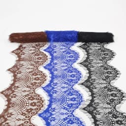 New Arrival 3Yards Width Approx 9.5cm 10 Colors Option Flower Embroidered Lace Fabric Trim Ribbons DIY Sewing Handmade Materials