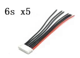 1s 2s 3s 4s 5s 6s 22AWG Cable 10CM (100MM) RC Lipo Battery Charger Wiring 7.4v 11.1v 14.8v 22.2v For IMAX B3 B6 Balance Charger
