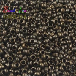 500pcs Copper Ball Crimp End Beads Dia 2mm 2.5mm 3mm Stopper Spacer Beads for Diy Accessories Jewelry Making Findings Supplies