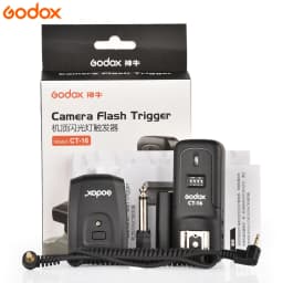 Godox CT-16 16 Channels Wireless Radio Flash Trigger Transmitter + Receiver Set for Canon Nikon Pentax Studio Speedlite Flash