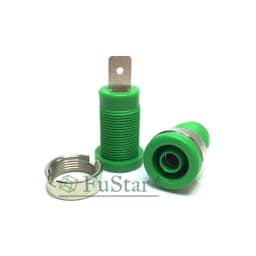 10Pcs Insulated Safety 4mm Banana Female Jack Panel Mount Socket Binding Post Connector Red Black Bluse Green Soldering Lug