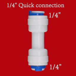 Water Purifier Accessories 1/4" 3/8" OD Hose To 1/4" 3/8" 1/2" Aquarium Quick Fitting RO Water Plastic Pipe Coupling Connector