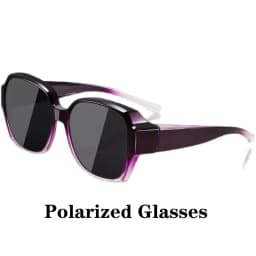 Fashion Round Polarized Sunglasses Cover Over Myopia Prescription Glasses Portable Men Women Vintage Fishing Driving Eyewear