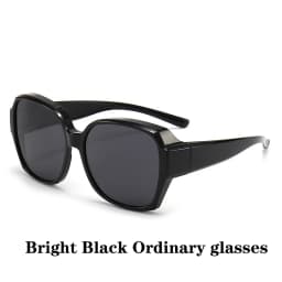 Fashion Round Polarized Sunglasses Cover Over Myopia Prescription Glasses Portable Men Women Vintage Fishing Driving Eyewear
