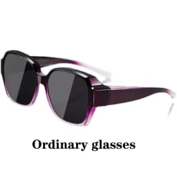 Fashion Round Polarized Sunglasses Cover Over Myopia Prescription Glasses Portable Men Women Vintage Fishing Driving Eyewear